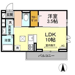 阿波富田駅 徒歩10分 2階の物件間取画像